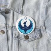 Badge Rond 7,6 Cm MN Loon Rising (En situation)
