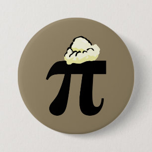 Badge Rond 7,6 Cm Mode Pi à la