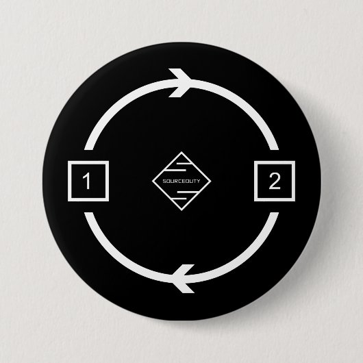Badge Rond 7,6 Cm Modèle_Boucle (Devant)