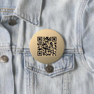 Badge Rond 7,6 Cm Modèle de couleur unie blanc pur