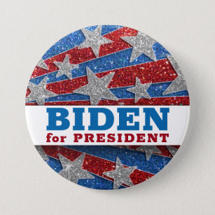 Badge Rond 7,6 Cm Modèle de la campagne américaine Parties scintilla