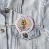 Badge Rond 7,6 Cm Modèle d'ID photo d'employé personnalisé Rainbow (En situation)