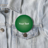 Badge Rond 7,6 Cm Modèle du bouton de texte personnalisé vert 3 pouc (En situation)