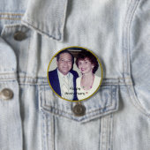 Badge Rond 7,6 Cm Modèle photo de l'anniversaire (En situation)
