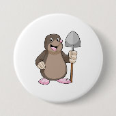 Badge Rond 7,6 Cm Mole avec lunette (Devant)