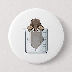 Badge Rond 7,6 Cm Mole avec tasse de mesure