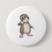 Badge Rond 7,6 Cm Mole avec verre Magnifiant (Devant)