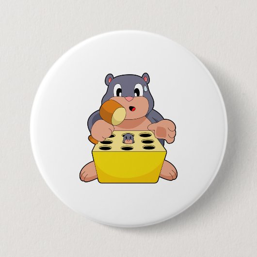Badge Rond 7,6 Cm Mole Game (Devant)