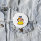Badge Rond 7,6 Cm Mole Game (En situation)