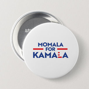 BADGE ROND 7,6 CM MOMALA POUR KAMALA
