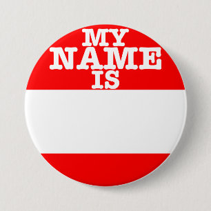 Badge Rond 7,6 Cm Mon nom est
