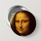 Badge Rond 7,6 Cm Mona Lisa (Devant & derrière)