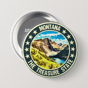 Badge Rond 7,6 Cm Montana