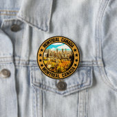 Badge Rond 7,6 Cm Montréal (En situation)