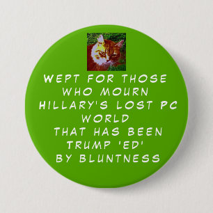 Badge Rond 7,6 Cm Montrez les piaulements de Hillary que vous vous