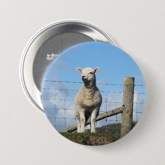 BADGE ROND 7,6 CM MOQUETTE (Devant & derrière)