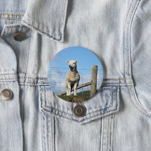 BADGE ROND 7,6 CM MOQUETTE (En situation)