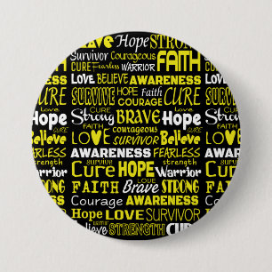 Badge Rond 7,6 Cm Mots De Sensibilisation...Endometriose