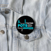 Badge Rond 7,6 Cm Mots...POTS (En situation)