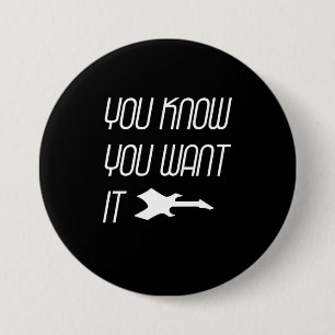 Badge Rond 7,6 Cm Musique que vous connaissez vous voulez guitare