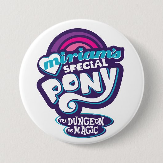 Badge Rond 7,6 Cm My Little Prepotente (Devant)