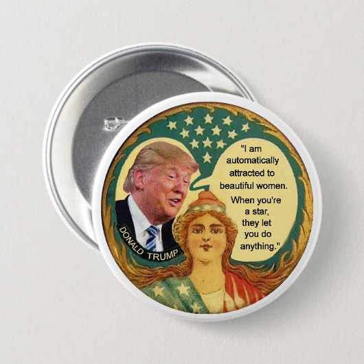 Badge Rond 7,6 Cm Mysogynie d'atout (Devant & derrière)