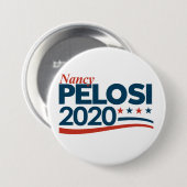 Badge Rond 7,6 Cm Nancy Pelosi for President (Devant & derrière)
