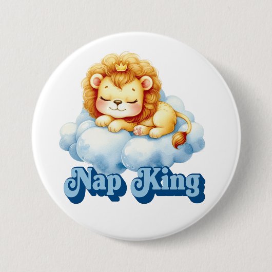 Badge Rond 7,6 Cm Nap King (Devant)