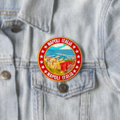 Badge Rond 7,6 Cm Napoli (En situation)
