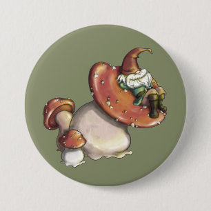 Badge Rond 7,6 Cm Napping Gnome