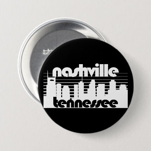 Badge Rond 7,6 Cm Nashville Tennessee