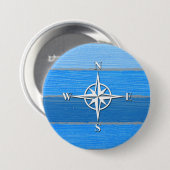 Badge Rond 7,6 Cm Nautical themed design (Devant & derrière)