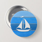 Badge Rond 7,6 Cm Nautical themed design (Devant & derrière)