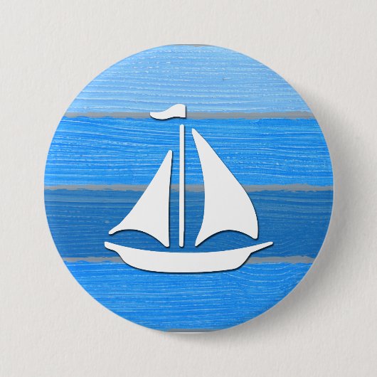 Badge Rond 7,6 Cm Nautical themed design (Devant)