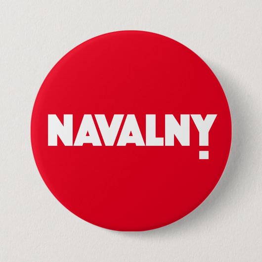 BADGE ROND 7,6 CM NAVALNY ! (Devant)