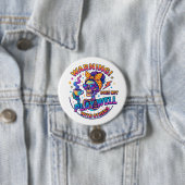 Badge Rond 7,6 Cm Ne Joue Pas Bien... (En situation)