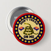 Badge Rond 7,6 Cm Ne marchez pas sur moi (Devant & derrière)