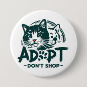 Badge Rond 7,6 Cm Ne pas acheter 1 (Devant)