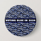 BADGE ROND 7,6 CM NE PAS REVENIR (Devant)