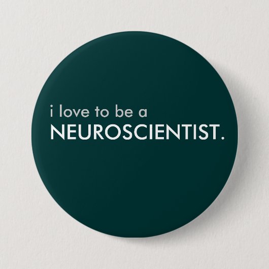 Badge Rond 7,6 Cm neuroscientist (Devant)