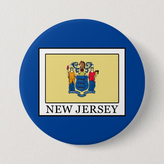 Badge Rond 7,6 Cm New Jersey (Devant)
