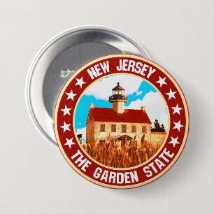 Badge Rond 7,6 Cm New Jersey