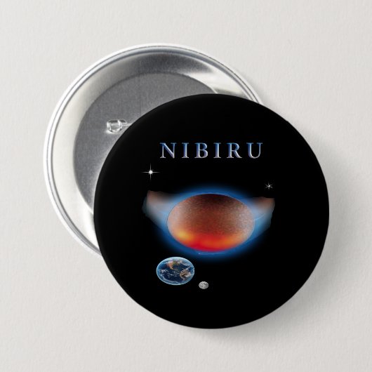 Badge Rond 7,6 Cm Nibiru (Devant & derrière)