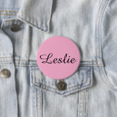 Badge Rond 7,6 Cm Nice & Pretty: Lavender (En situation)
