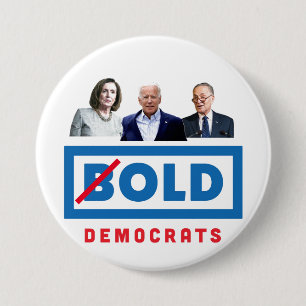 Badge Rond 7,6 Cm No Country for Old Democrats