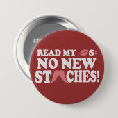 Badge Rond 7,6 Cm No New Staches custom button (Devant & derrière)