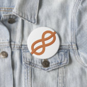 Badge Rond 7,6 Cm Noeud marin (En situation)