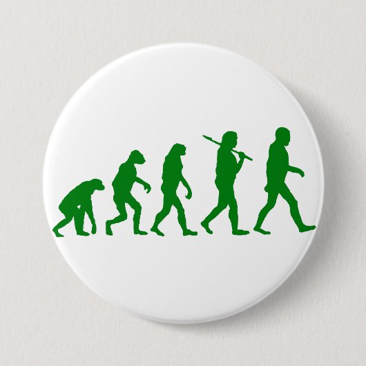 Badge Rond 7,6 Cm Norme d'évolution - vert (Devant)