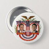 Badge Rond 7,6 Cm Notre choix : Romney/Ryan (Devant & derrière)
