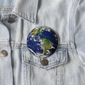 Badge Rond 7,6 Cm Notre Terre (En situation)
